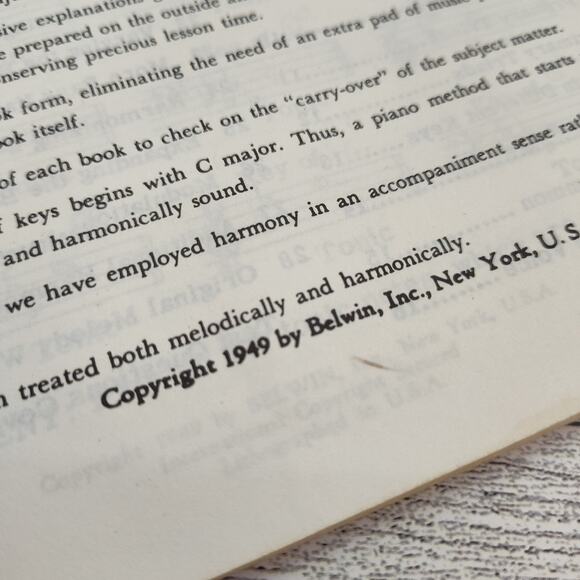 Harmon Lessons by John Schaum 1949 USED and written in QUAINT - Picture 9 of 12